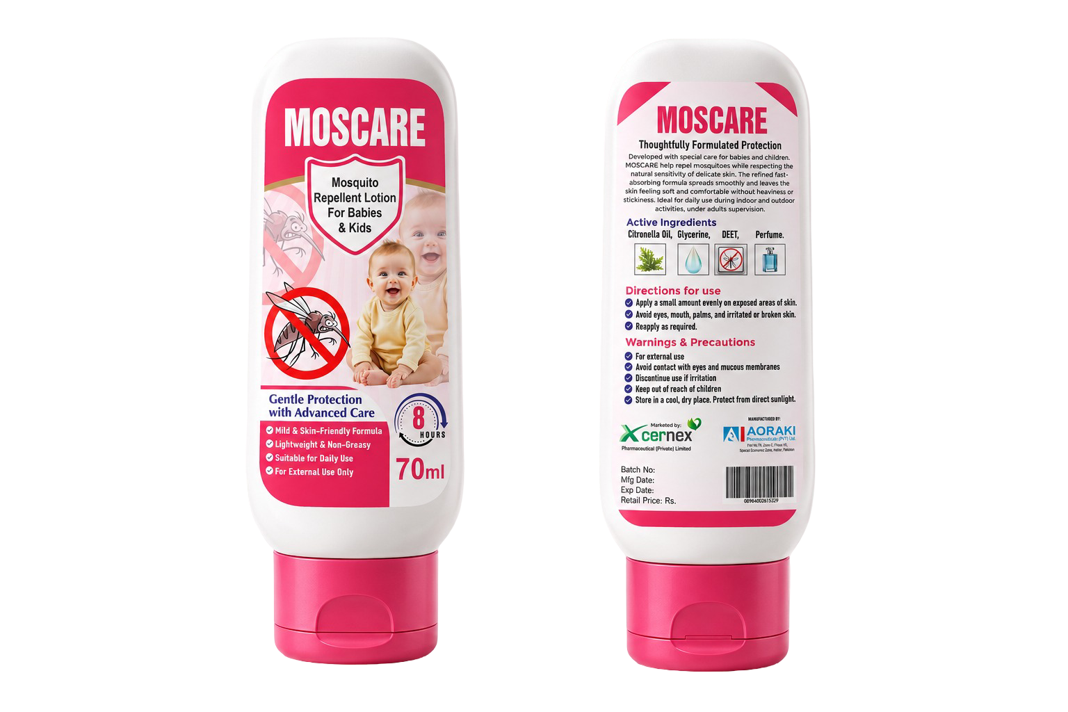 Moscare Repellent Lotion